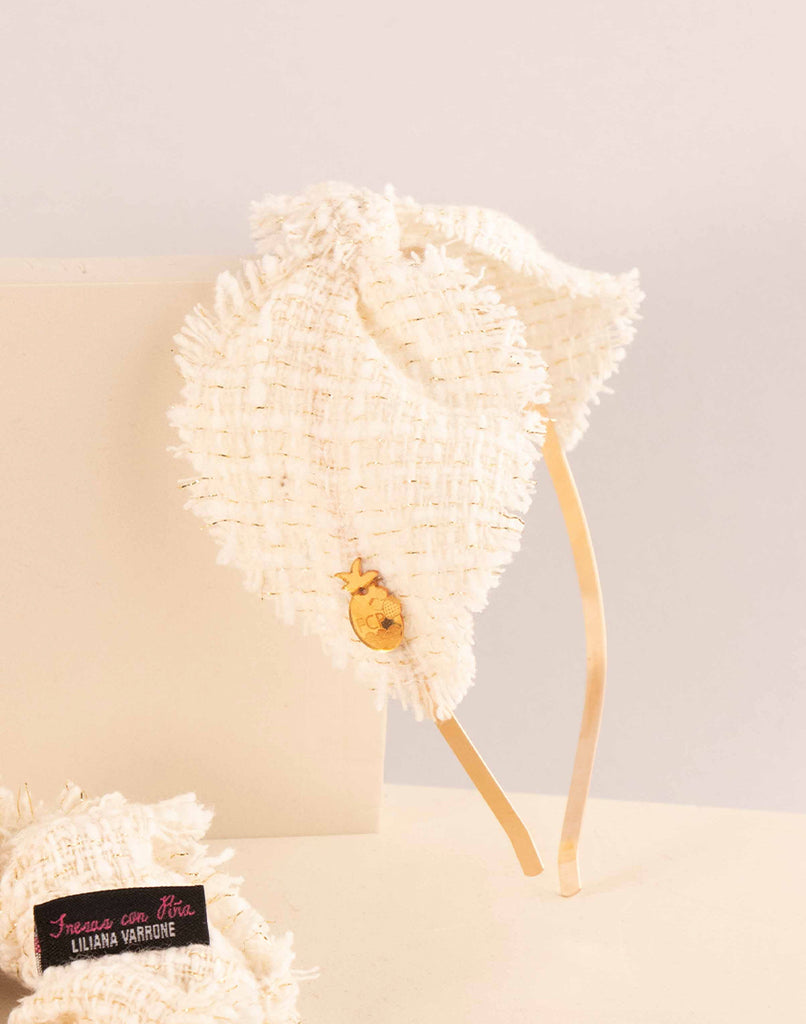 DIADEMA DULCE MARÍA TWEED