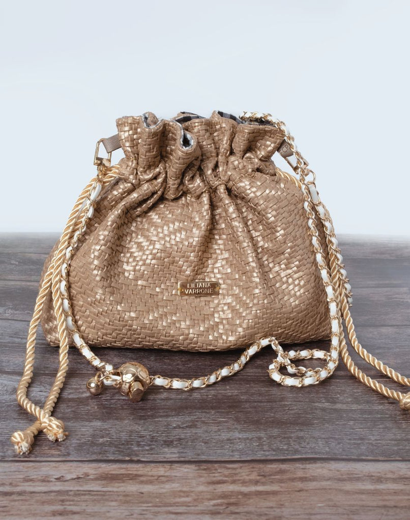 Bolso modelo BOMBÓN en SEMIPIEL